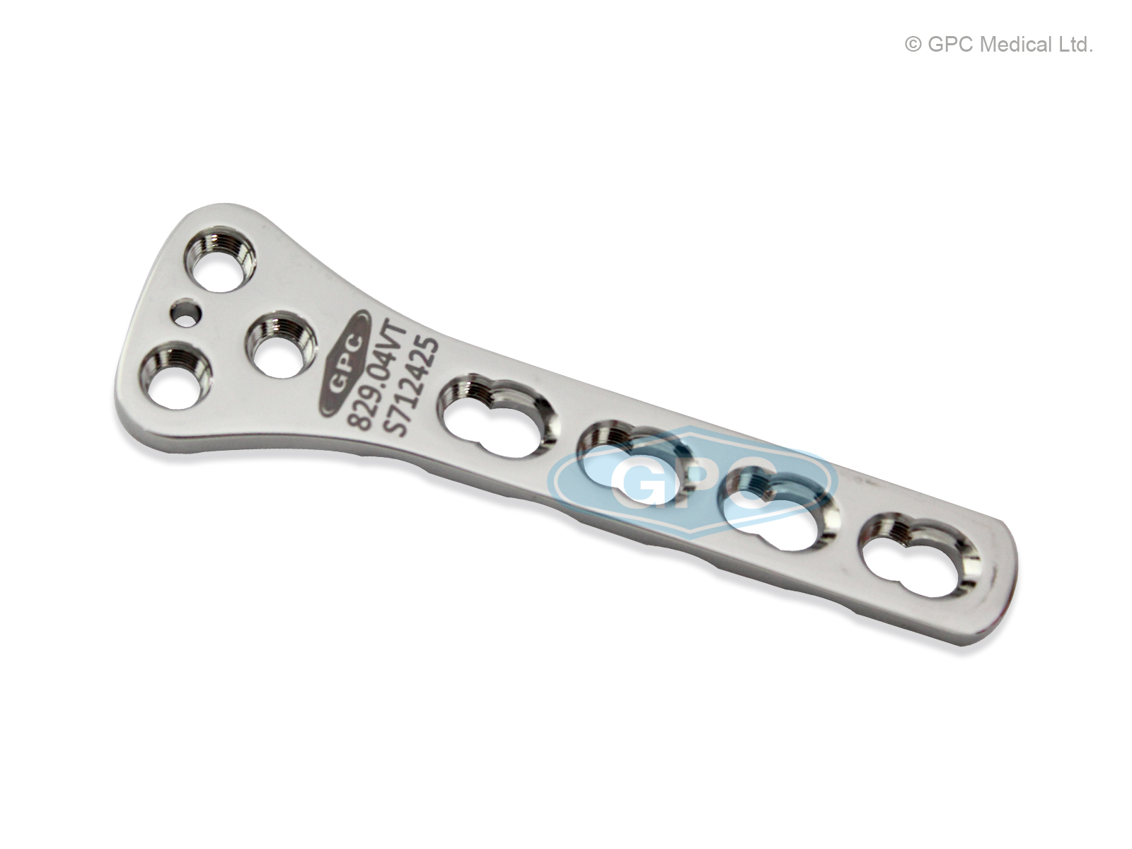 3.5 mm Locking Hybrid T Plate with 3 Head Holes